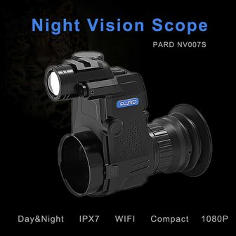 PARD NV007S Night Vision Scope Voorzet-/Handkijker nachtzicht DEMO