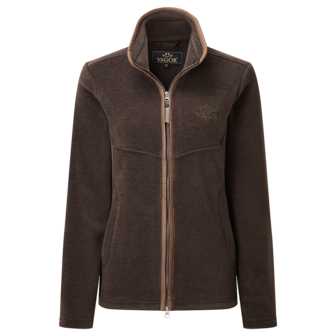 Vagor Polar fleece jacket ladies brown