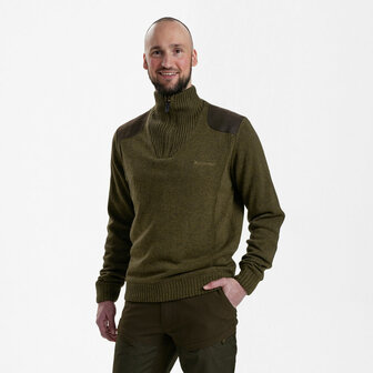 Deerhunter Trui Carlisle Knit with Stormliner MEN - Cypress