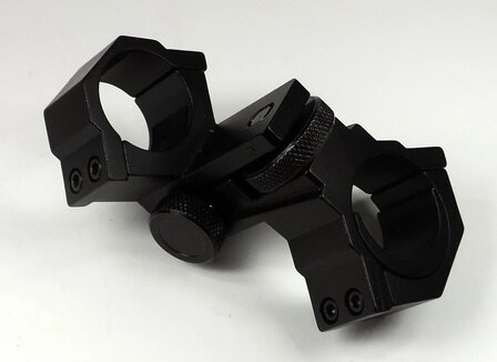 Mounting clamp for your flashlight to be mounted on your binoculars 15-20 mm Loop