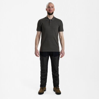 Deerhunter Harris polo shirt dark gray