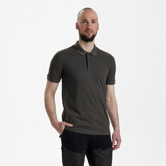 Deerhunter Harris polo shirt dark gray