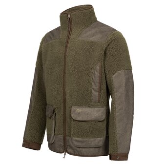 Blaser Sherpa fleece jas dark olive