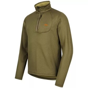 Blaser Drain HZ Half-Zip olive fonc&eacute;