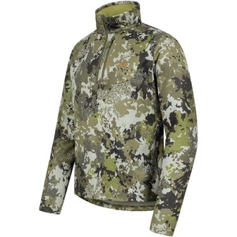 Blaser Drain HZ Half-Zip Huntec camo