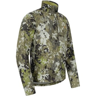 Blaser Drain HZ Half-zip Huntec camo