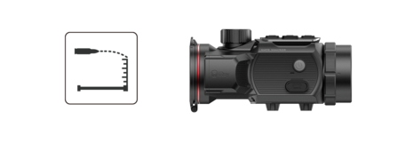 InfiRay Mate MAH50R LRF Imagerie thermique &agrave; clipser avec Adaptateur