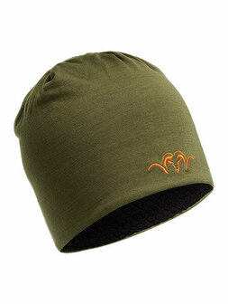 Blaser Drain Beanie in dark olive