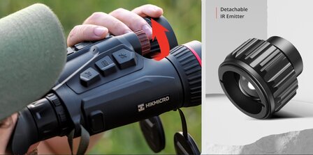 *New* Hikmicro Habrok Pro HX60L Warmtebeeld en Dag/Nachtzicht Binocular (850nm)