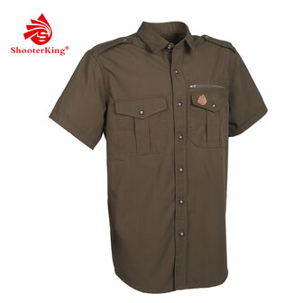 ShooterKing Lady Short Sleeve Shirt Brown