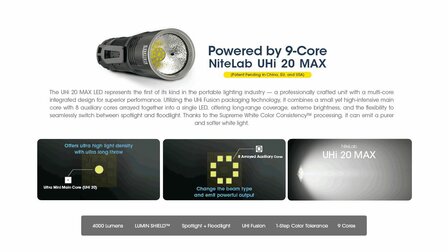 Nitecore EDC33 Tactische Oplaadbare Led Zaklamp