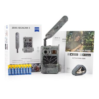 Zeiss Secacam 3 Wildcamera + Metalen Behuizing / Beschermkast