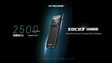 Nitecore EDC23 Oplaadbare Zaklamp