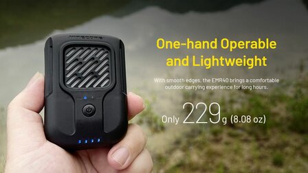 Nitecore EMR40 M&uuml;ckenschutz wiederaufladbar