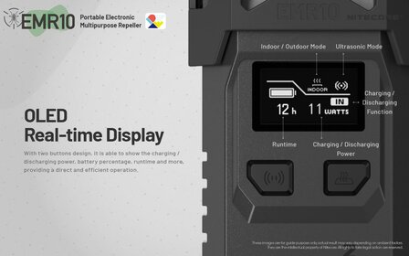 Nitecore EMR10 Mosquito Repeller Rechargeable