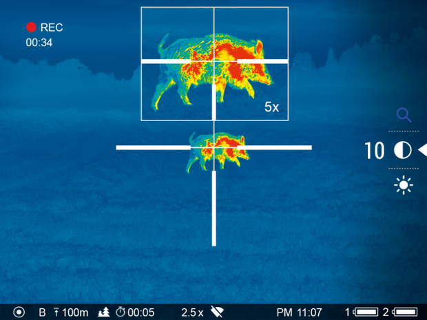 PULSAR THERMION 2 XQ50 Thermal Rifle Scope OCCASION