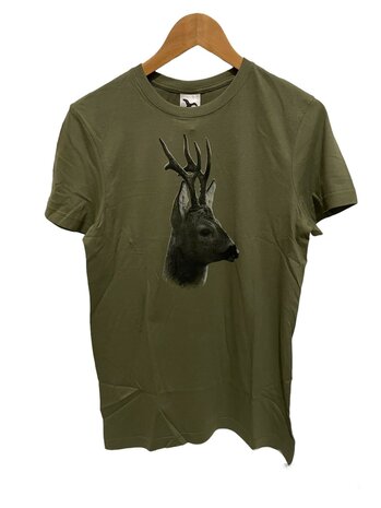 Roe T-Shirt Green - Logo 2