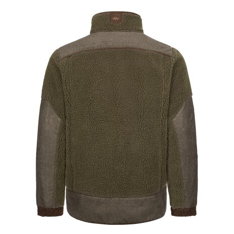 Blaser Sherpa fleece jas dark olive