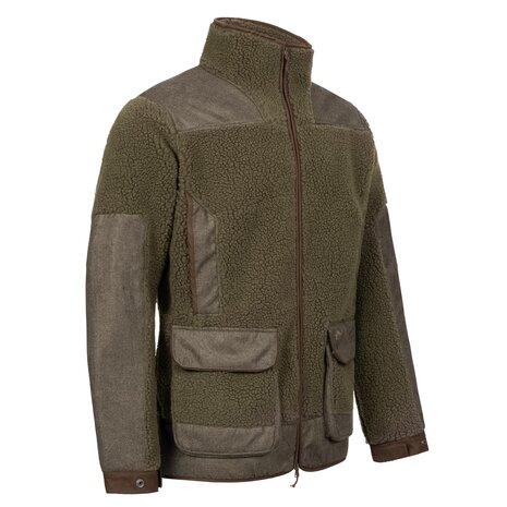 Veste polaire Blaser Sherpa olive foncé