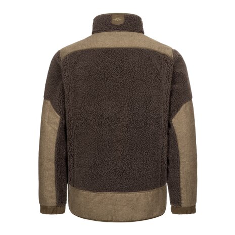 Blaser Sherpa fleece jas dark brown