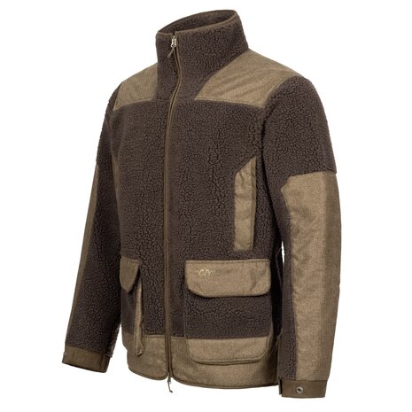 Veste polaire Blaser Sherpa marron foncé