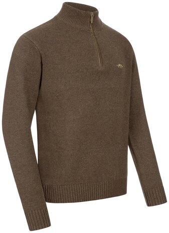 Blaser Wool HZ pull pour hommes marron foncé