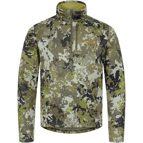 Blaser Drain HZ Half-Zip Huntec camo