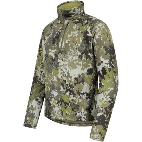 Blaser Drain HZ Half-zip Huntec camo