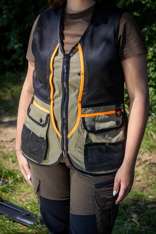 Shooterking honden traininger bodywarmer groen Dames