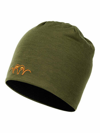 Blaser Drain Beanie in dark olive