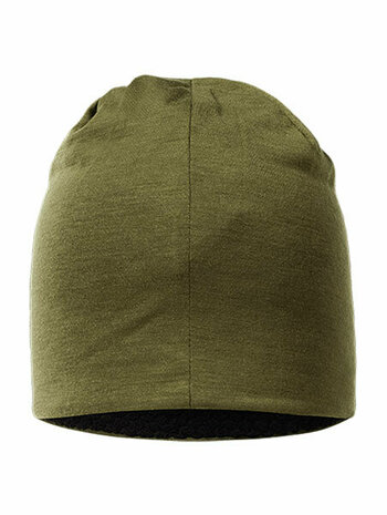 Blaser Drain Beanie in dark olive