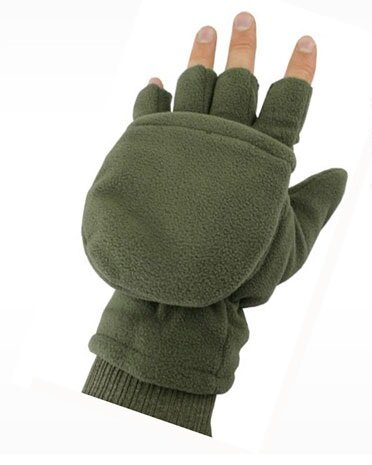 Waidmann Fleece Handschoen Shooters Mitts Groen