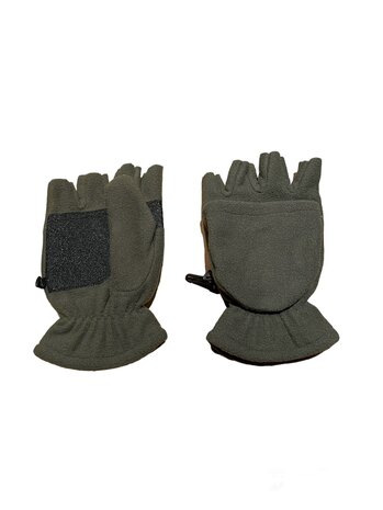 Waidmann Fleece Handschoen Shooters Mitts Groen