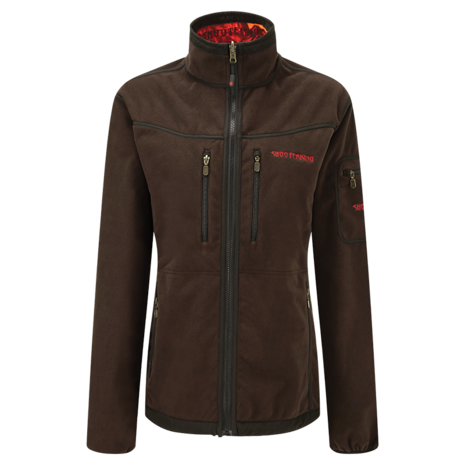 ShooterKing Omkeerbare Softshell Mossy Blaze / Bruin Dames