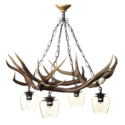 Lampa-wisząca-Red-Deer-Triangle-4-lampy