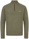 Pull-en-laine-HZ-Blaser-pour-homme-olive-foncé